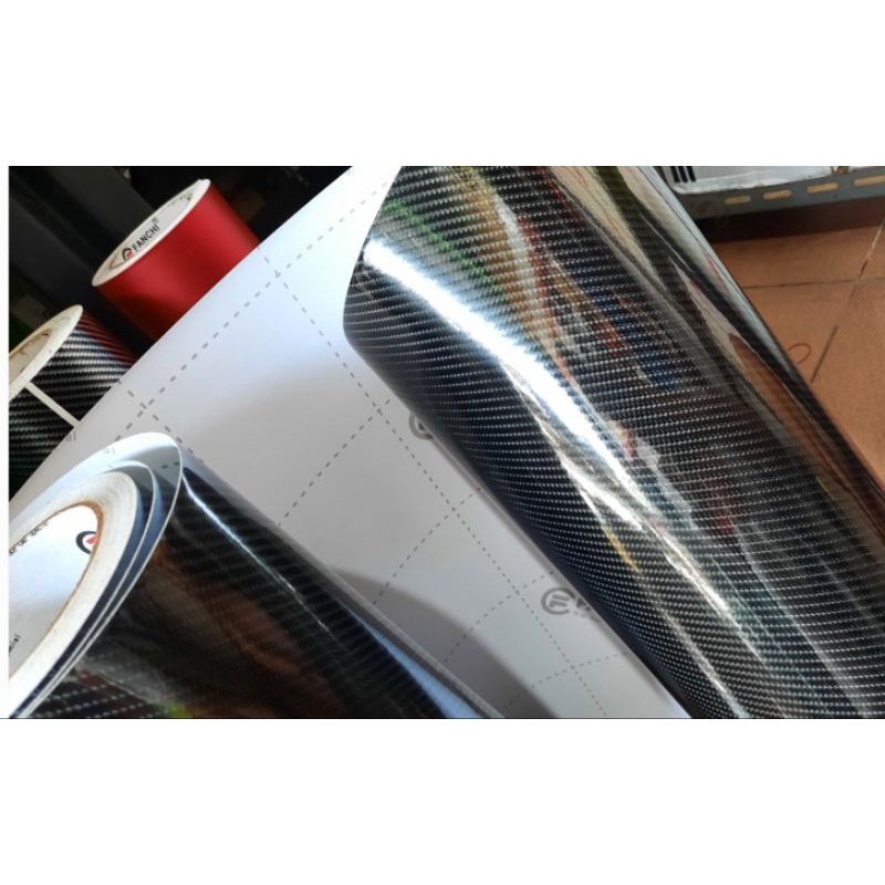 152cm Sticker Carbon 6D Fanchi FC273 Wrapping Mobil lebar 152cm Premium wrap