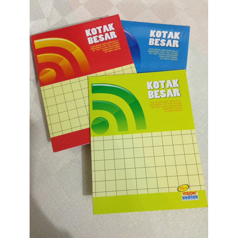 

Buku Kotak Besar Vision 30 Lembar