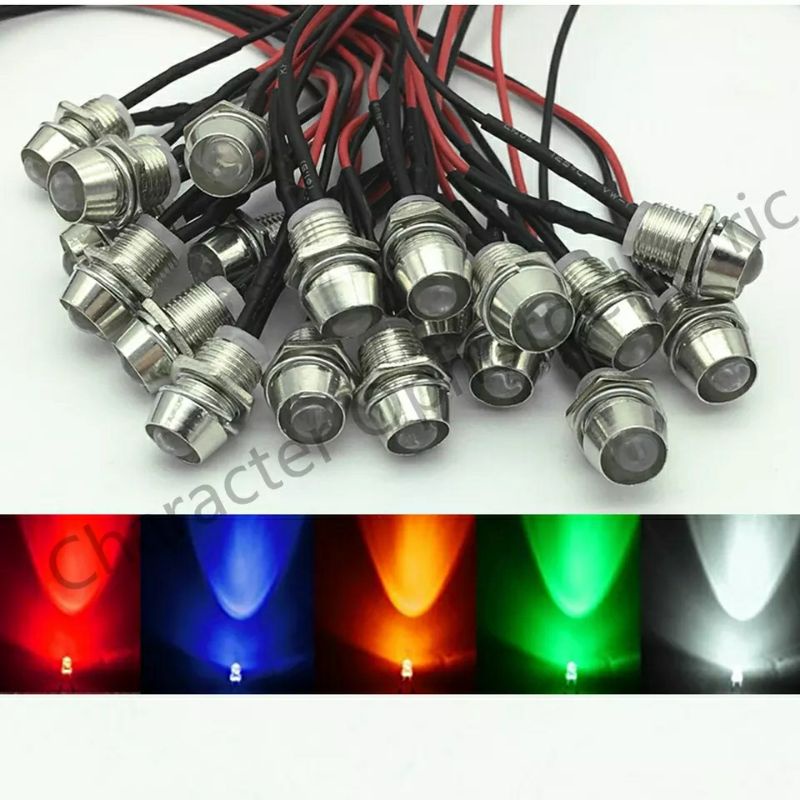 LED INDIKATOR 3WARNA KEDIP ALARAM RGB 5MM 12V