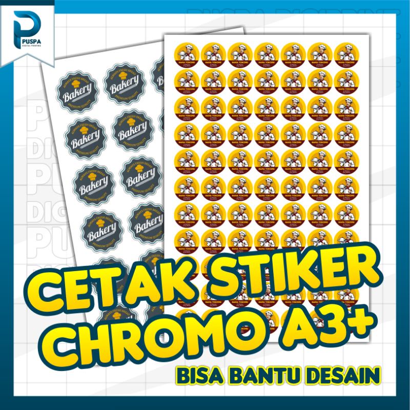 

CETAK STIKER CHROMO A3+ MURAH