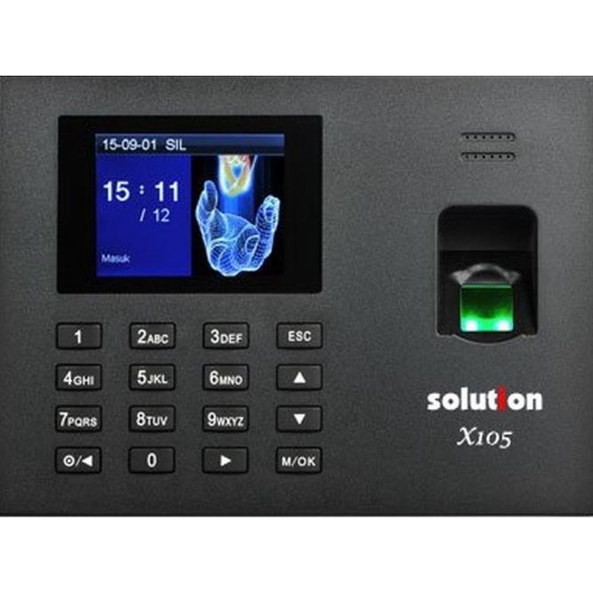 Dijual Mesin Absensi Solution X105 Finger Print Diskon