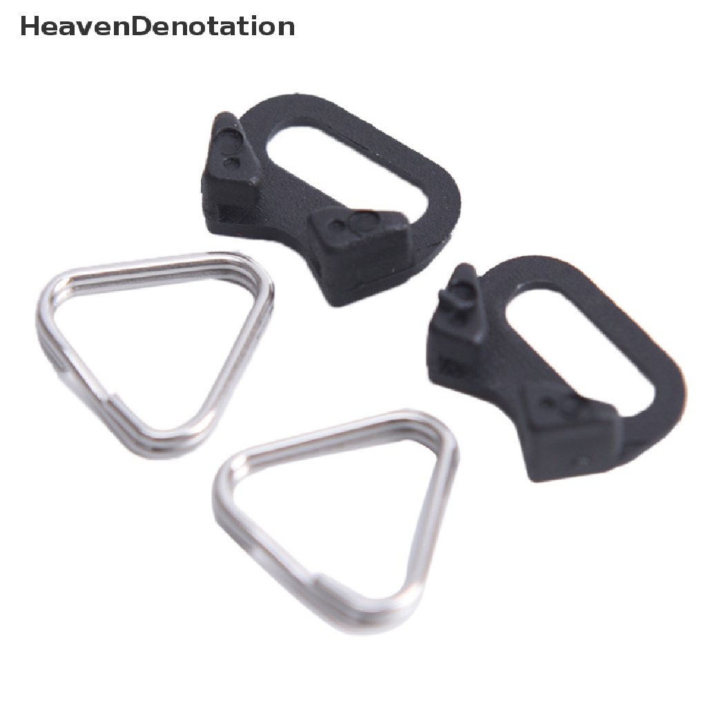 (Heavendenotation) Adapter Split Ring Segitiga + Cap Untuk Kamera Fuji Lecia Nikon Canon