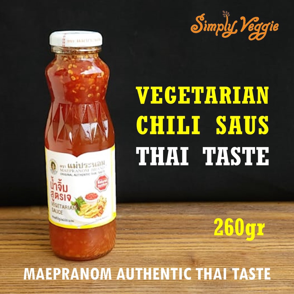 Maepranom Brand Vegetarian Sauce / Thailand Chili Saus Thai Vegetarian