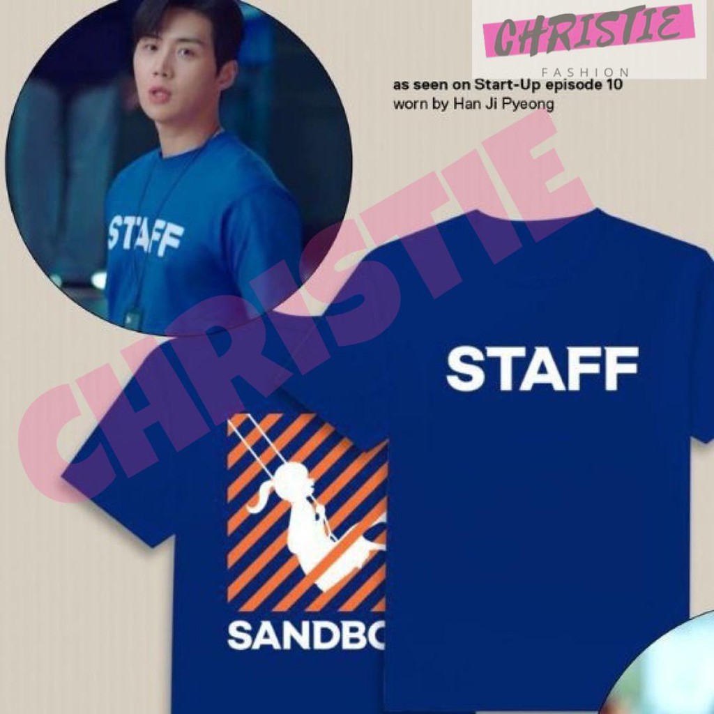 [COD] KAOS KPOP START UP STAFF SANDBOX S-XXL 13 WARNA / TSHIRT HAN JI PYEONG SEO DAL MI NAM DO SAN