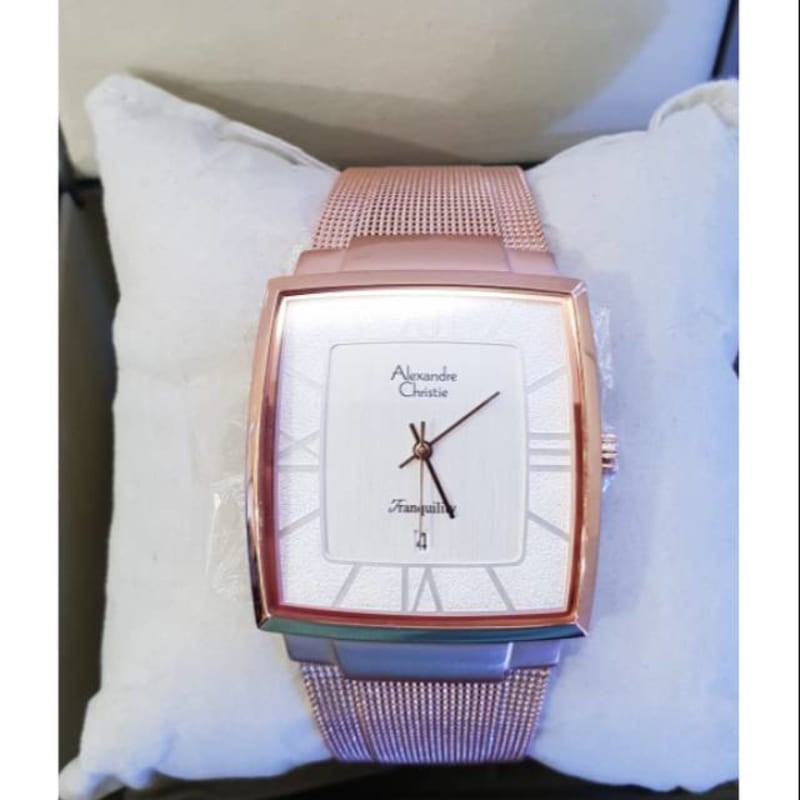 Alexandre christie 8329 rantai pasir rose gold