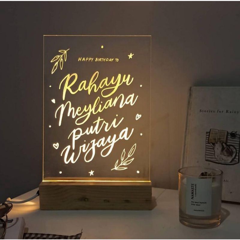 

AKRILIK GIFT LED COSTUM