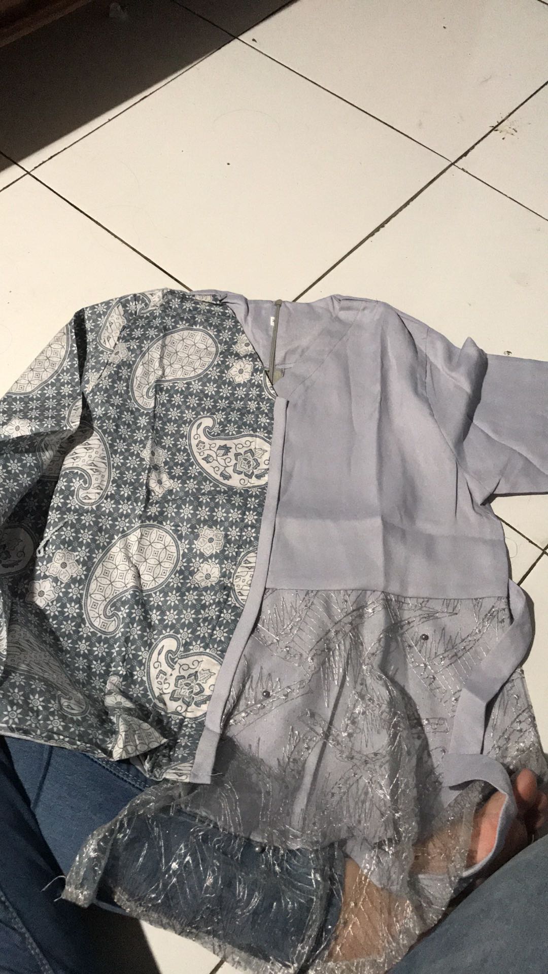 Tey-17 Batik Wanita Asj Sa Hrb026 Kenongo Kemeja Tosca Pendek