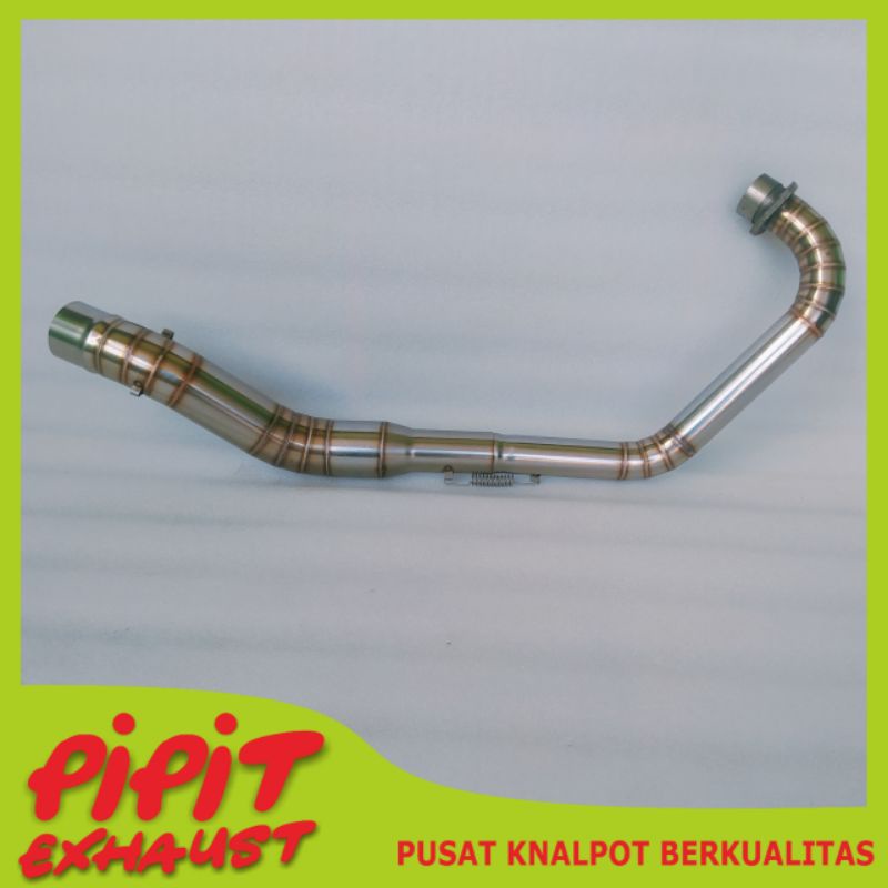 Pipa leher knalpot Cb150r old lama full cacing