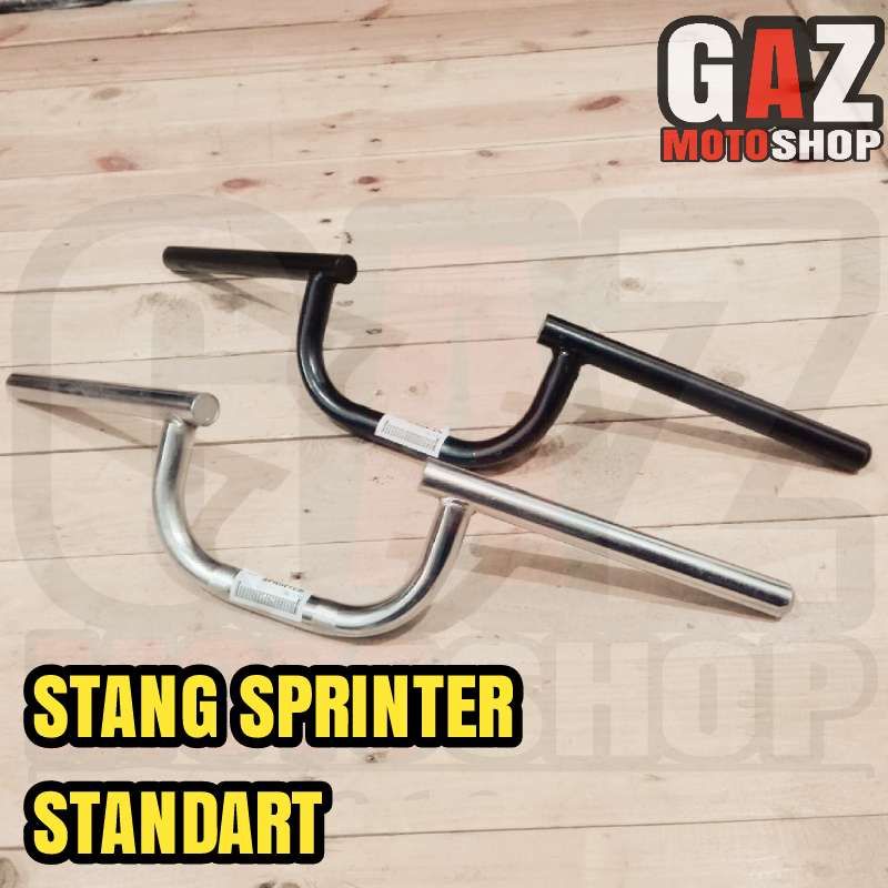 Stang Sprinter Standart Stir CB Sprint Std Tinggi Hitam atau Crhome Universal Tiger Megapro Vixion