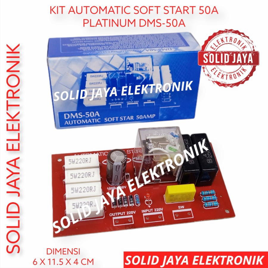 KIT SOFTSTART 50A SOFT START 50 A AUTOMATIC SOFTSTART DMS-50A DMS 50A DMS 50 A MURNI PLATINUM AUDIO ASLI ORI ORIGINAL