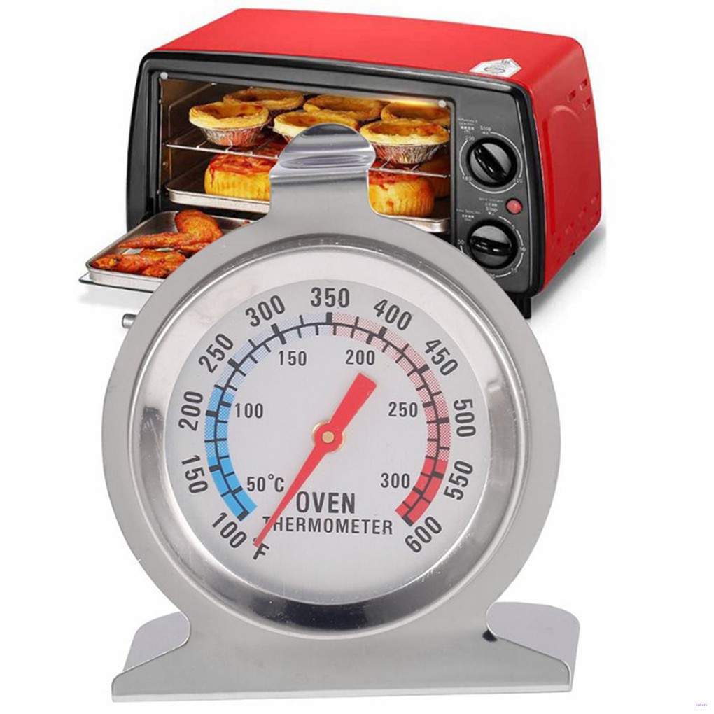 [READY STOCK] Food Meat Grill Stand Up Dial Oven Thermometer Stainless Steel Kitchen Baking Temperature Meter Tester