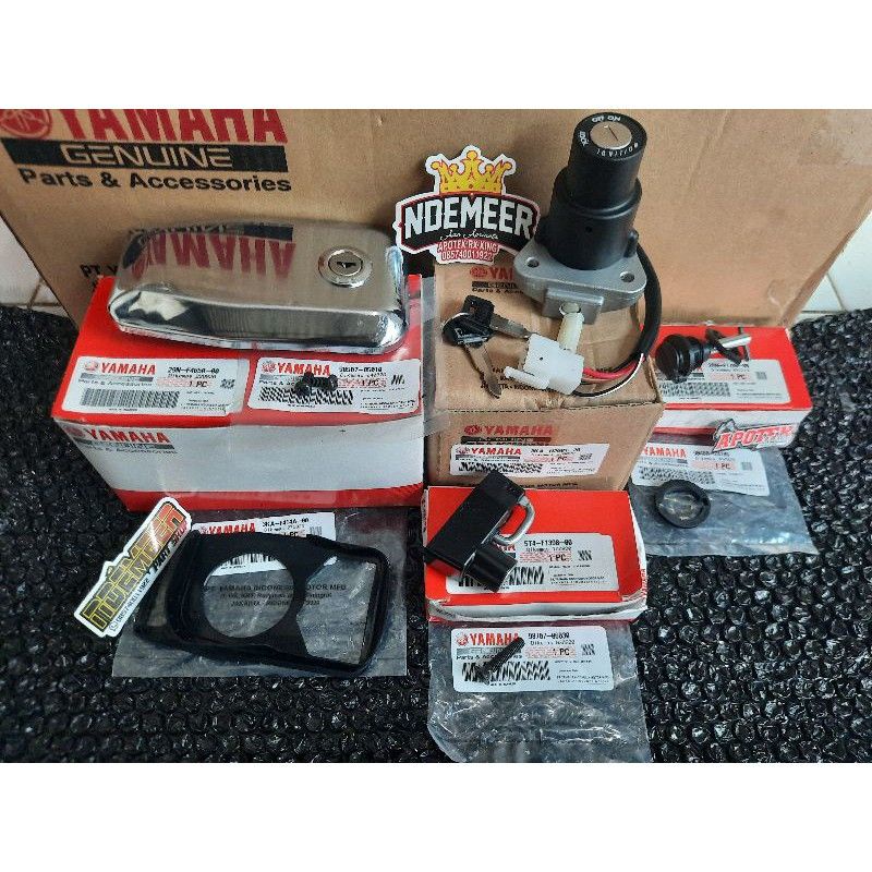 kunci kontak set rx king original 4 lubang 1 kunci