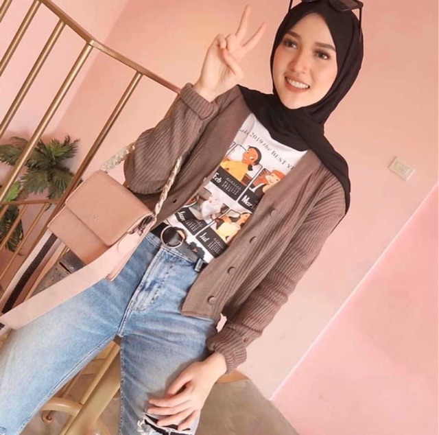 1KG MUAT 5PCS | WILLY CARDIGAN RAJUT / KARDIGAN RAJUT KANCING / CARDIGAN SELEBGRAM
