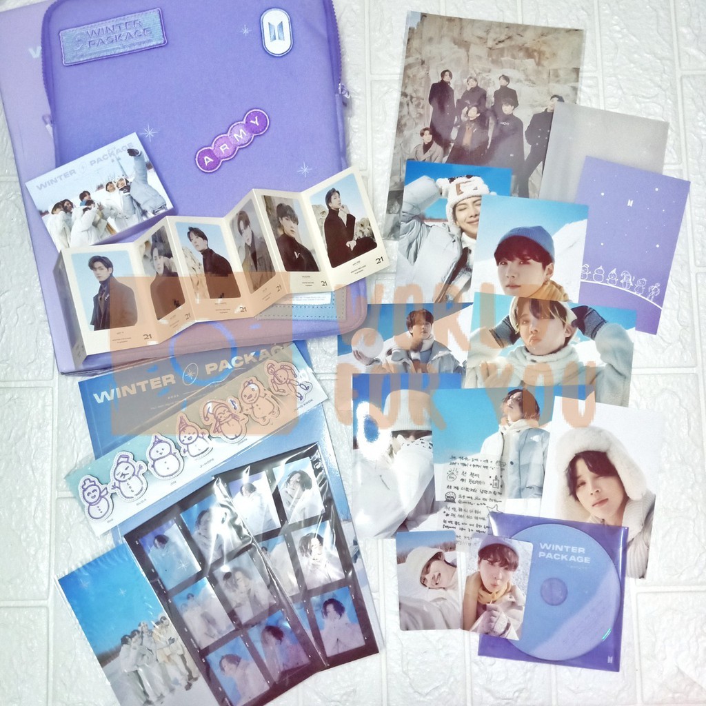 [READY] Winter Package BTS 2021 6 Cut Jungkook PC V Taehyung Yoongi Suga