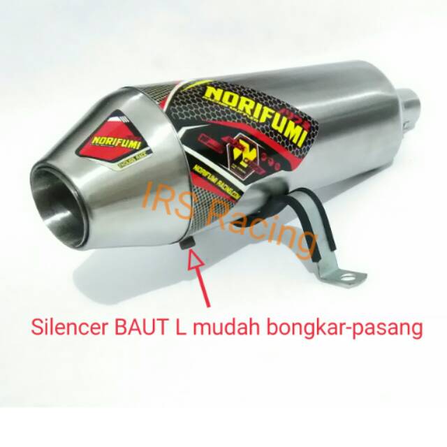 Knalpot Racing KLX Trabas Supermoto SILENCER ONLY