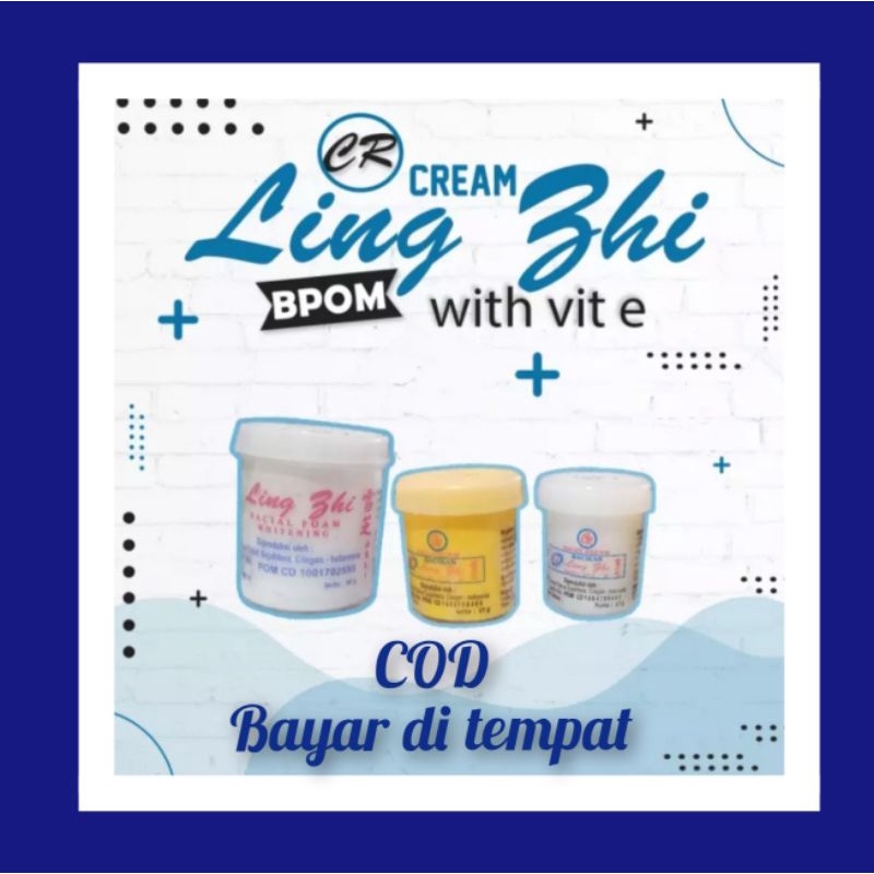 cream lingzhi / Ling Zhi siang malam sabun racikan CR BPOM