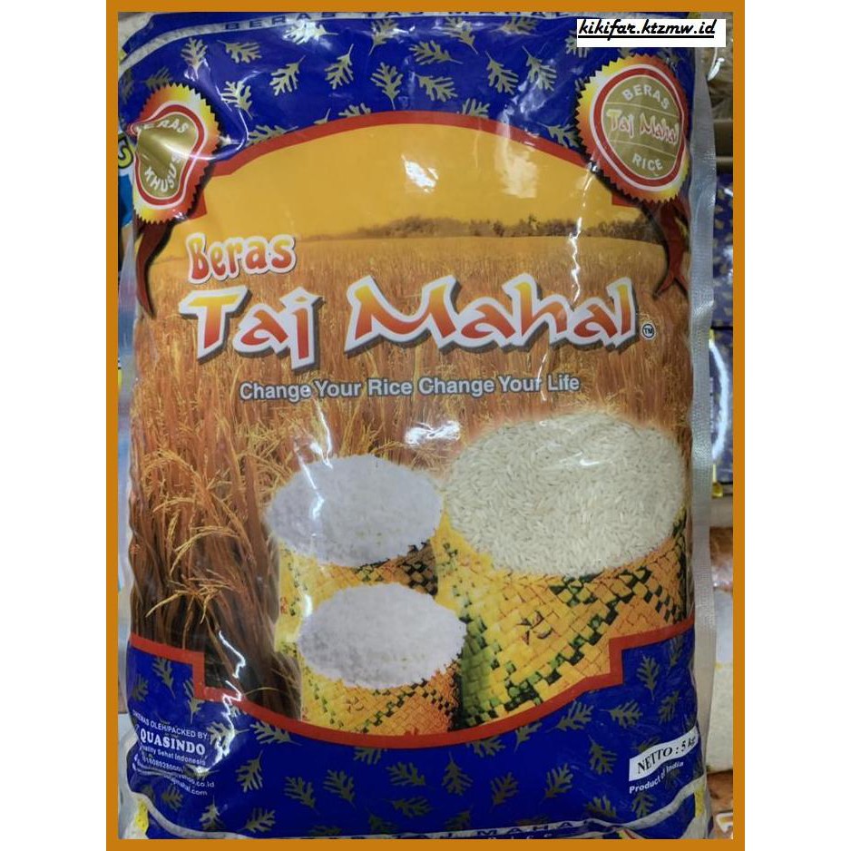 Jual ANEKA-BERAS- BERAS TAJ MAHAL 5 KG ( BERAS KESEHATAN / FOR DIET ...