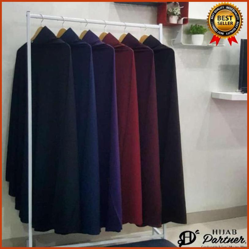 ›Ff¬ Jilbab Cadar Lathifah Jumbo / Sebetis / Kerudung Instan Cadar ª