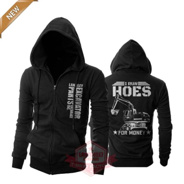 JAKET ZIPPER EXCAVATOR / JAKET ALAT BERAT