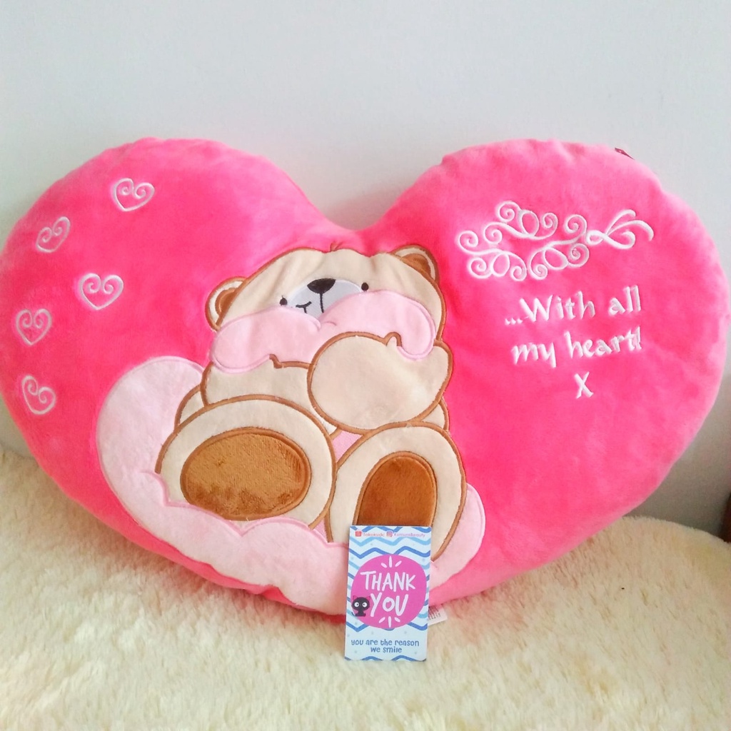 BONEKA BANTAL HATI XL