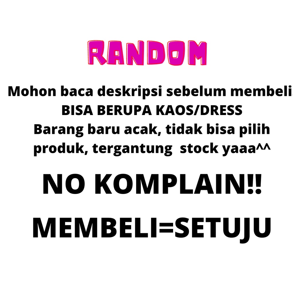 SUPER SALE BAJU ANAK RANDOM