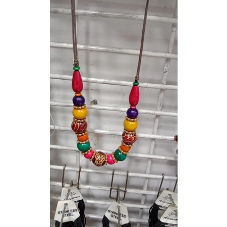 kalung etnik Jogja/ kalung kayu/kalung Jogja/kalung etnik