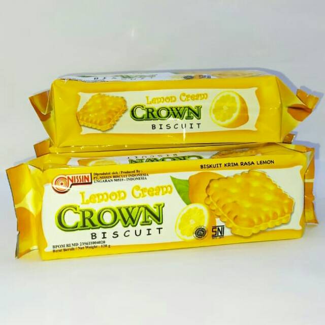 

BISKUIT LEMON NISSIN. NISSIN CROWN BISCUIT