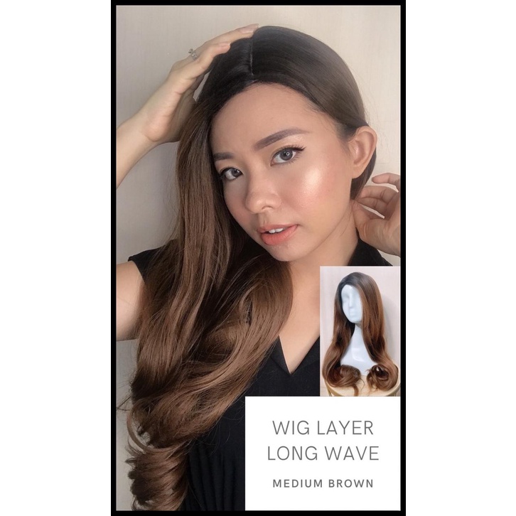 Wig Layer Long Wave - Wig Panjang Bergelombang - Wig Korea Premium