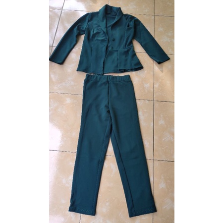 setelan celana scuba (preloved)