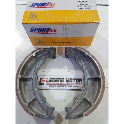 Kampas Rem Tromol Belakang Thunder Suzuki Sport Brake Shoe Loka Sport