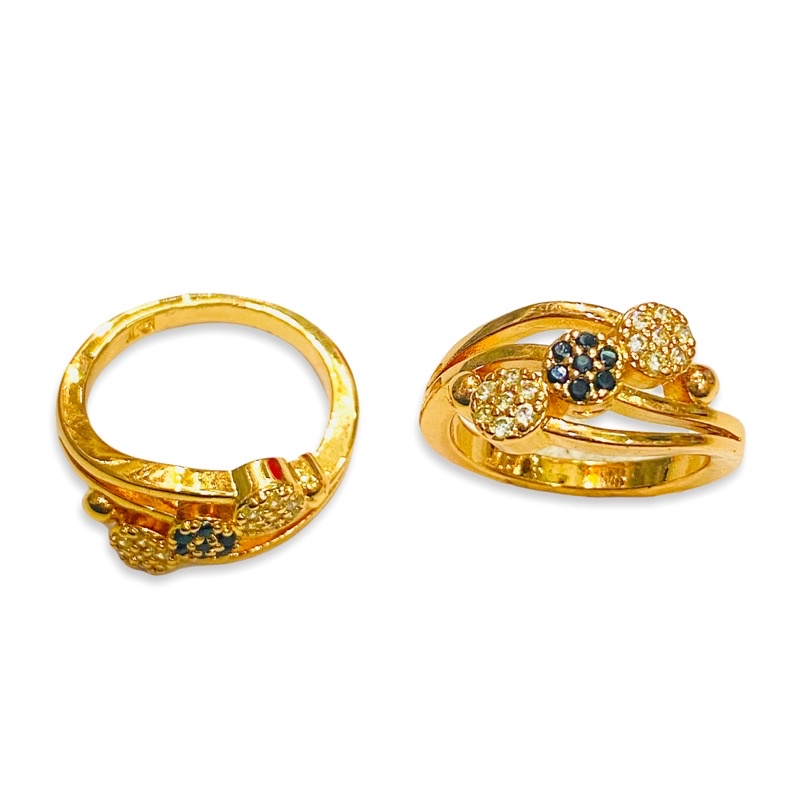 Replika berlian / cincin berlian replika / cincin lapis emas / cincin permata berlian replika