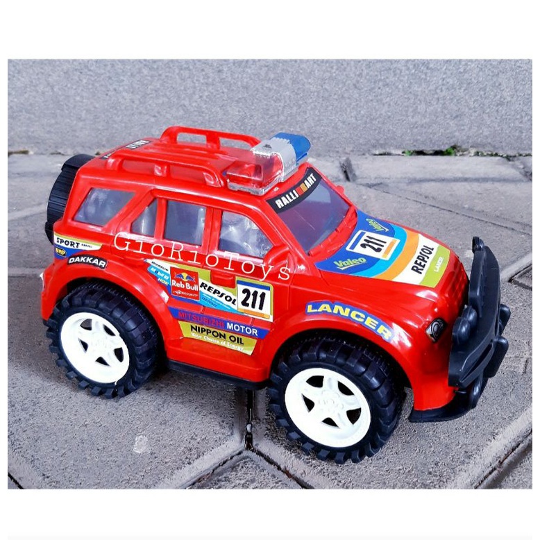 Mainan Anak Mobil Jeep Polisi Patroli Offroad Besar/Jumbo / Mainan Mobil Jeep Dorong Ukuran Besar