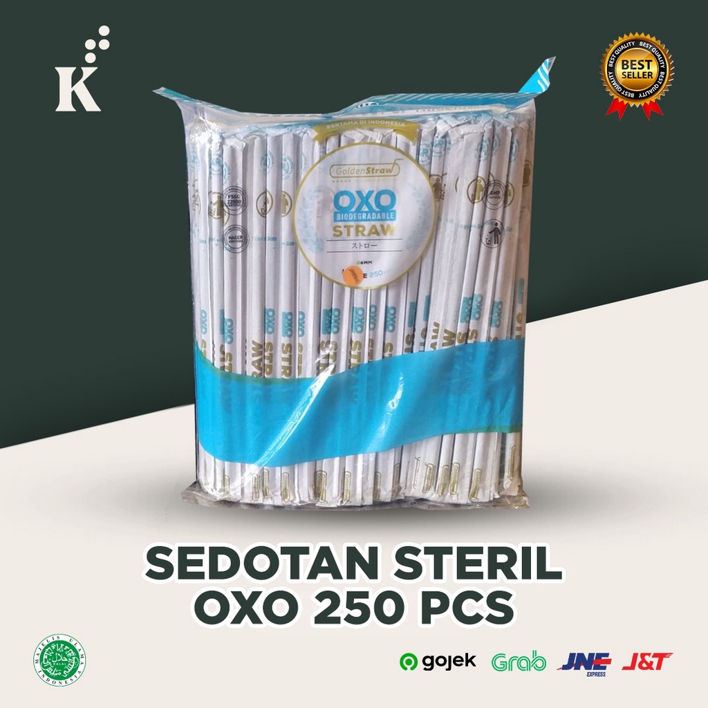 Sedotan Steril Oxo Isi 250 pcs