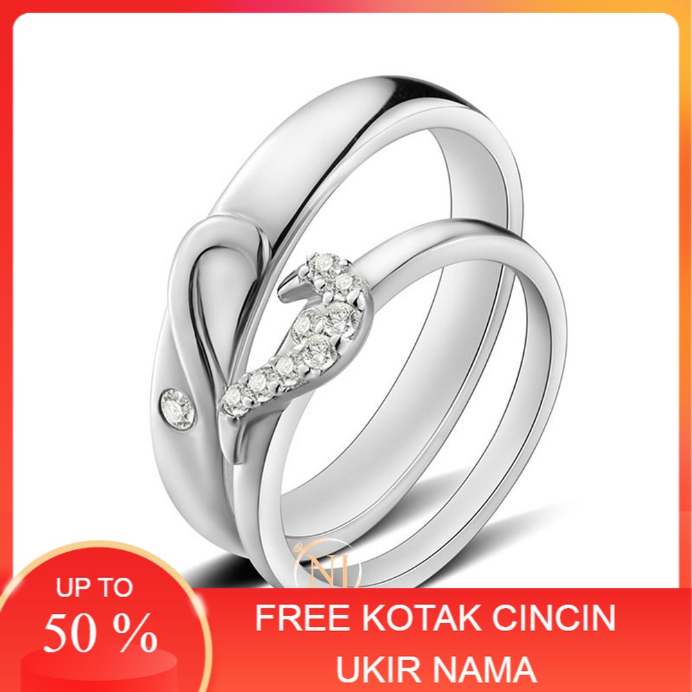 Cincin Perak Nikah Perak Couple Murni