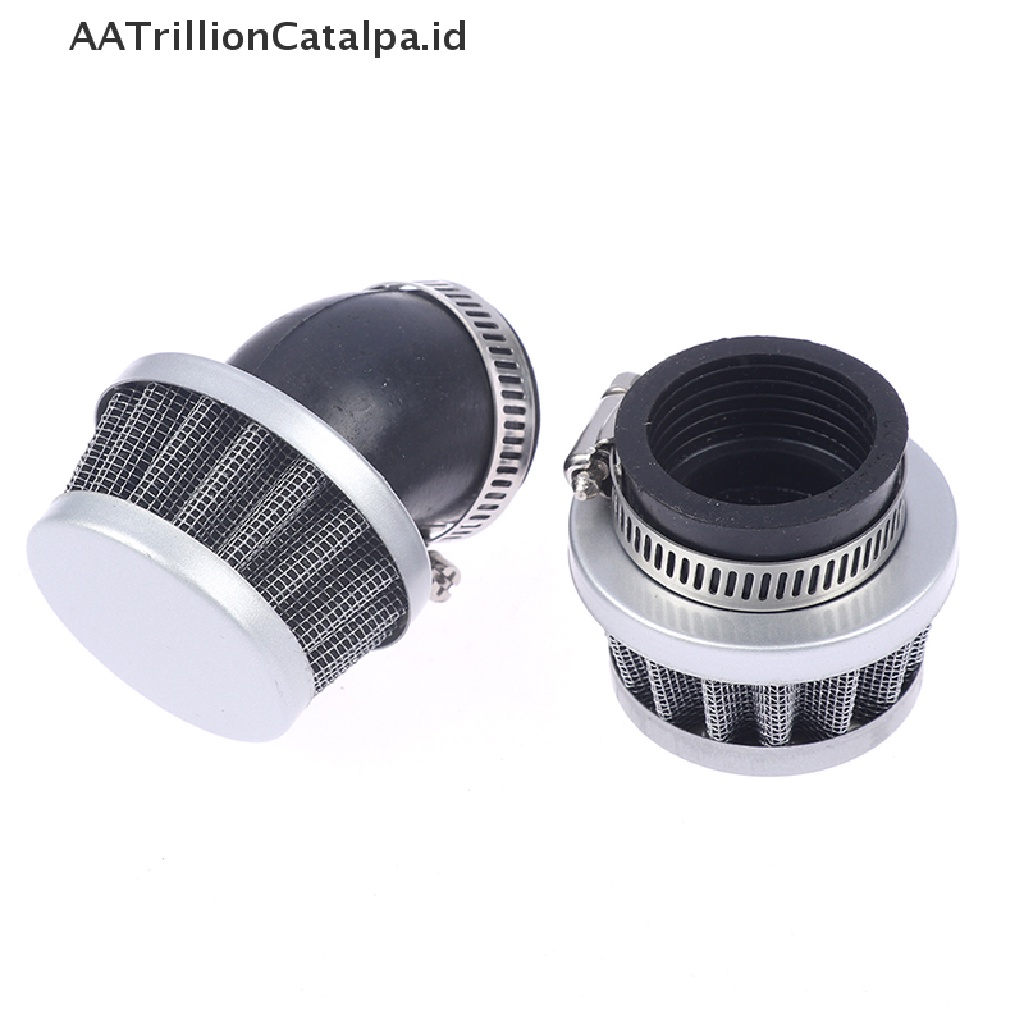 Aatrillioncatalpa Filter Udara Mini Luruslengkung 35mm Untuk Motor Dirt Pit Bike