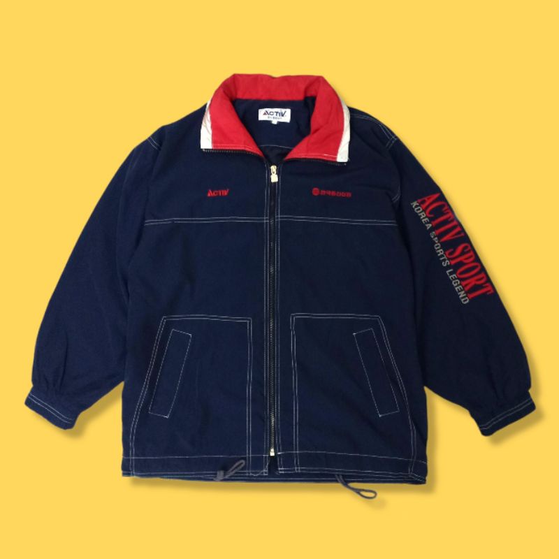 Jaket Windbreaker colorblock Activ Sport