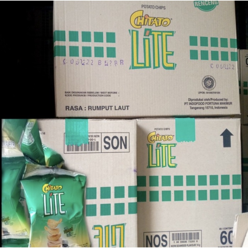 

CHITATO LITE RENCENG isi 10 / Snack Lays rumput laut renceng