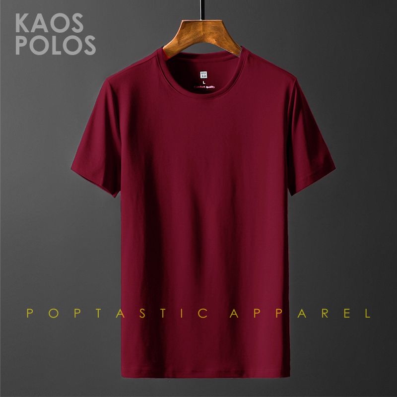 NEW KAOS POLOS LENGAN PENDEK UNISEX COTTON COMBED 30S