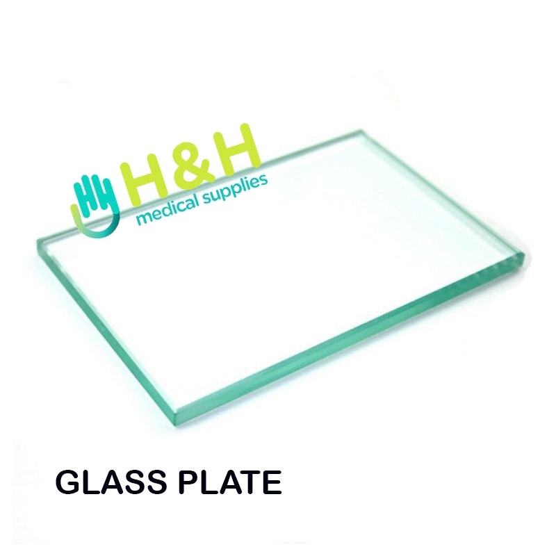 Dental Glass Plate / Glasses Slab / Mixing Pad Lab /Tempat Adukan Kaca / Glass Plate Plat / Dental Mixing Slab / Kaca Bening Slab