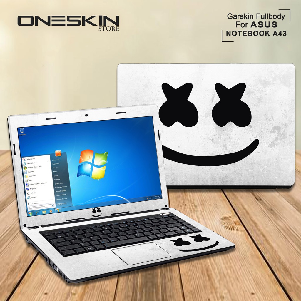 Garskin Laptop Cover Asus A43SV-VX021D A43SV-VX034D A43SV-VX072D Fullbody