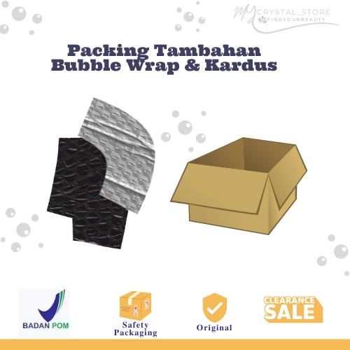

PACKING TAMBAHAN BUBBLE WRAP / KARDUS