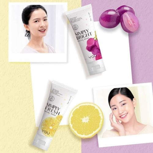 PROMO YOU simply bright facial wash sabun muka