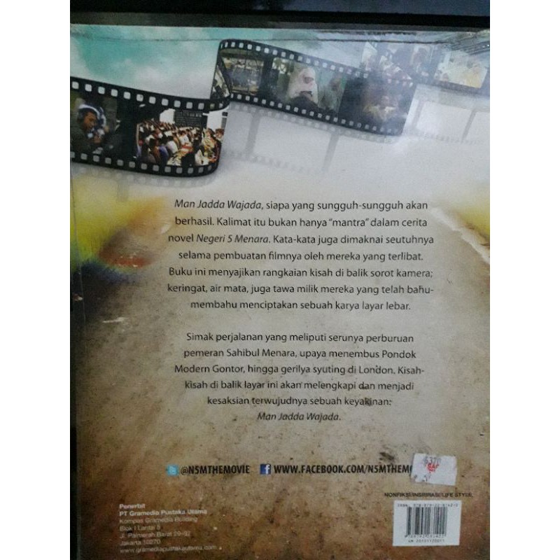 buku a movie companion negeri 5 menara