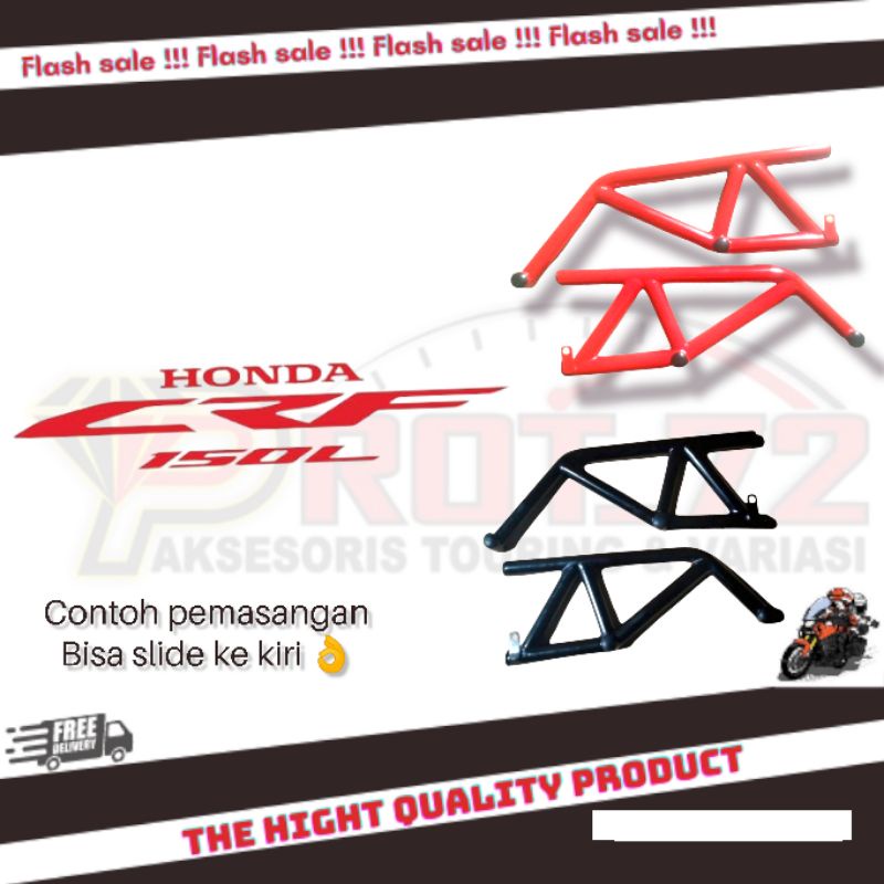 Tubular Crashbar Honda CRF150L / Aksesoris Body Crf150l Honda / Body guard CRF150l