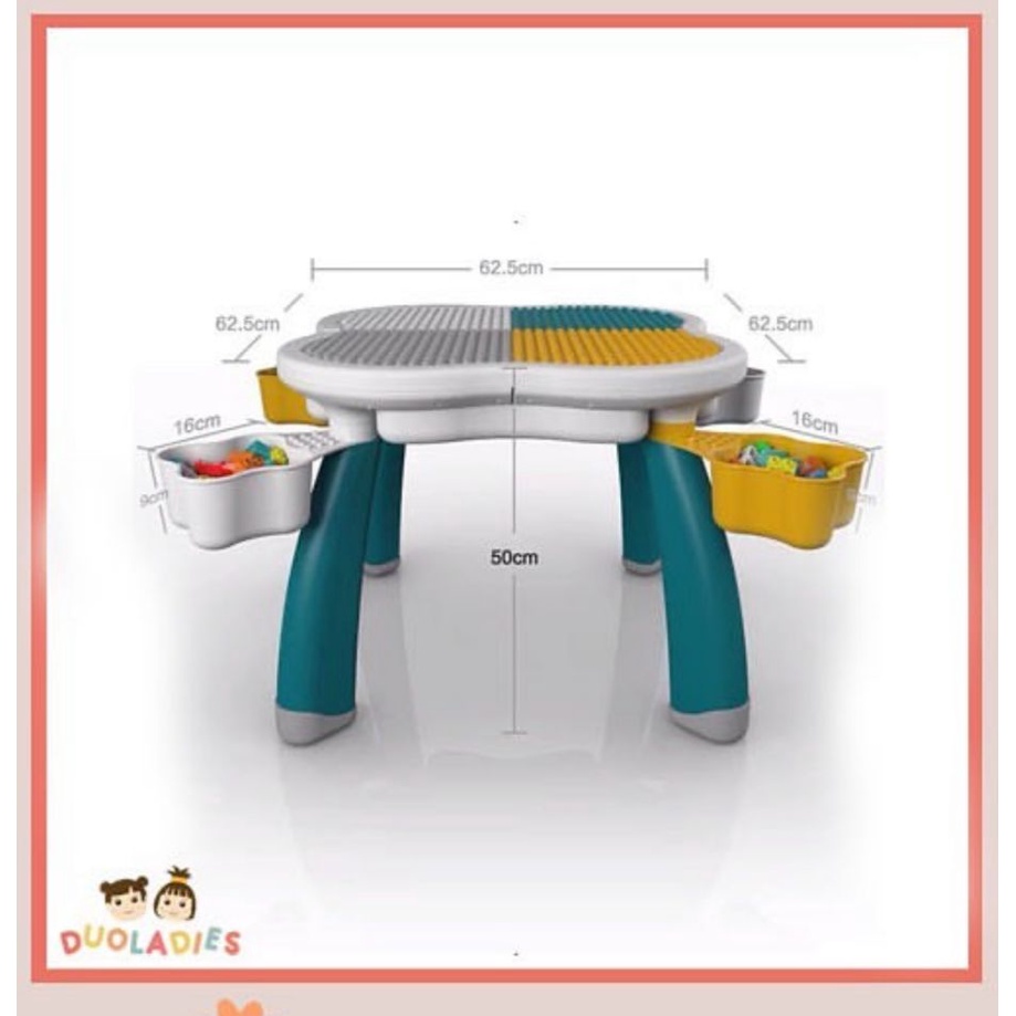 Duo Ladies Lego Play Table