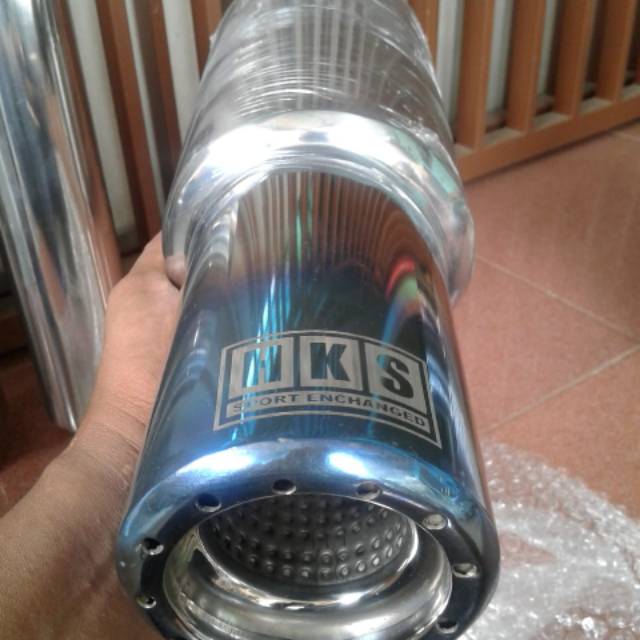 knalpot mobil racing  HKS gronel