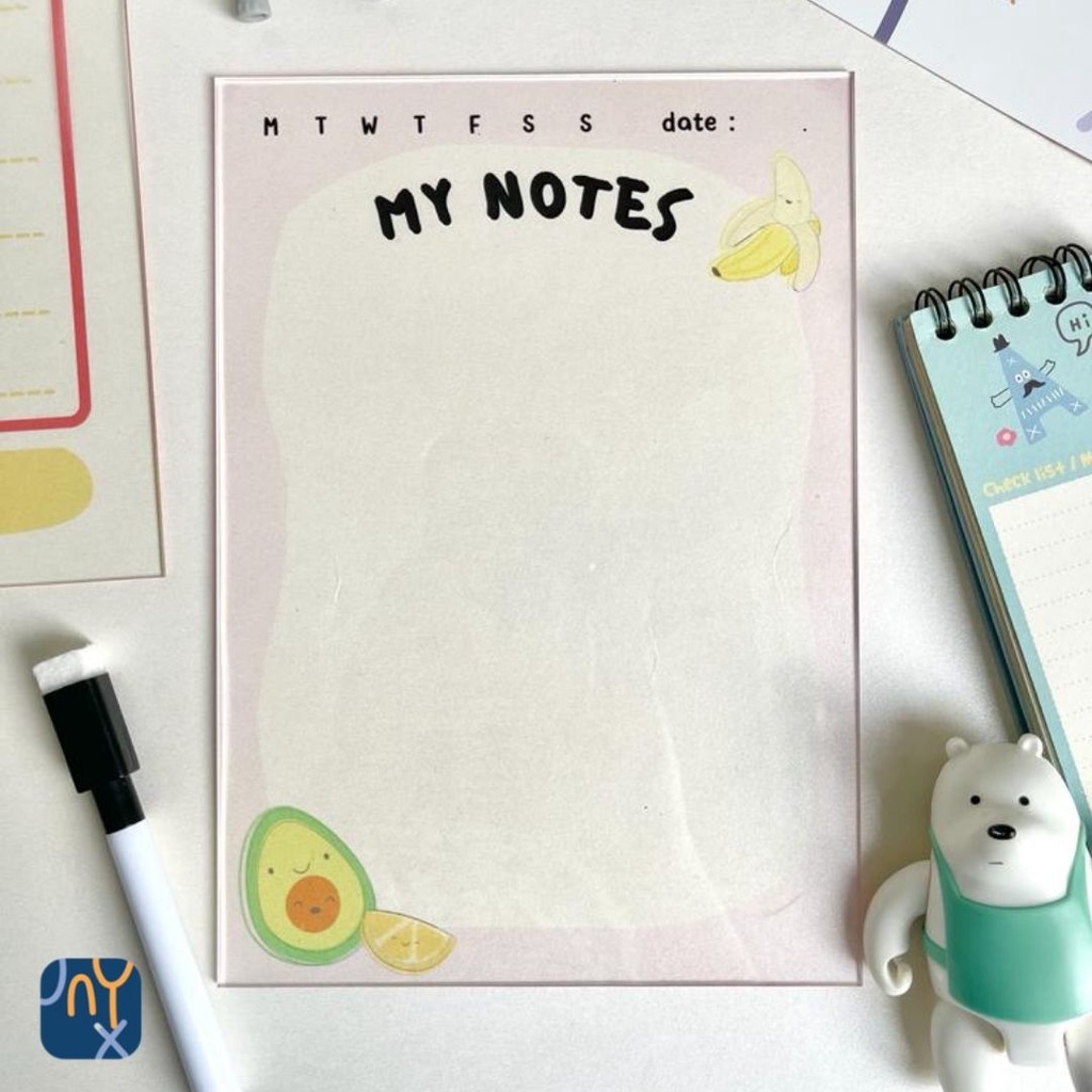 Acrylic Planner A5 TO DO LIST NOTES | Aesthetic Korean | Planner Akrilik