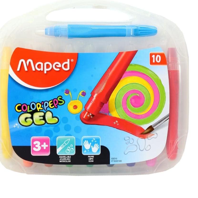 

New Product MAPED CRAYON GEL 6 &10 COLOURS