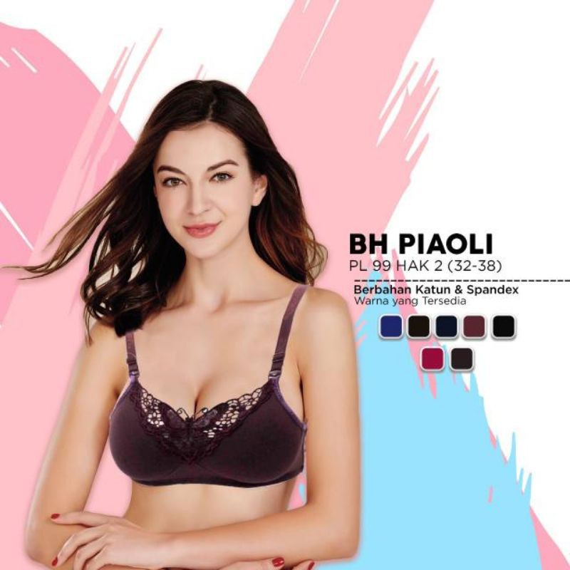 PIAOLI 99/bra tanpa kawat/bh piaoli pl 99