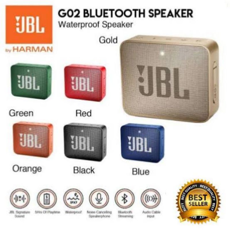 SPEAKER BLUETOOTH WIRELESS JBL G02 ORIGINAL TOP